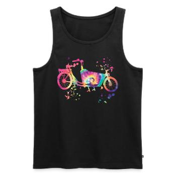 Heavy Duty Bike Cargo Bike Cargo Bike Cargo Bike - Men's Premium Organic Tank Top - black - Front - Michal (187cm)