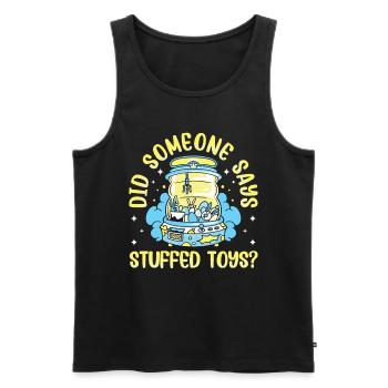 Claw Game Funny Claw Machine - Men's Premium Organic Tank Top - black - Front - AI Model Male 178 light (178cm)