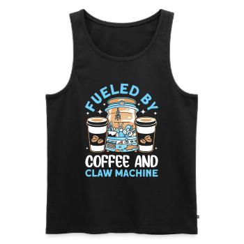 Claw Game Funny Claw Machine - Men's Premium Organic Tank Top - black - Front - AI Model Male 178 light (178cm)