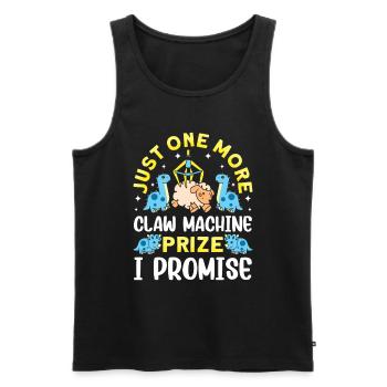 Claw Game Funny Claw Machine - Men's Premium Organic Tank Top - black - Front - AI Model Male 178 light (178cm)