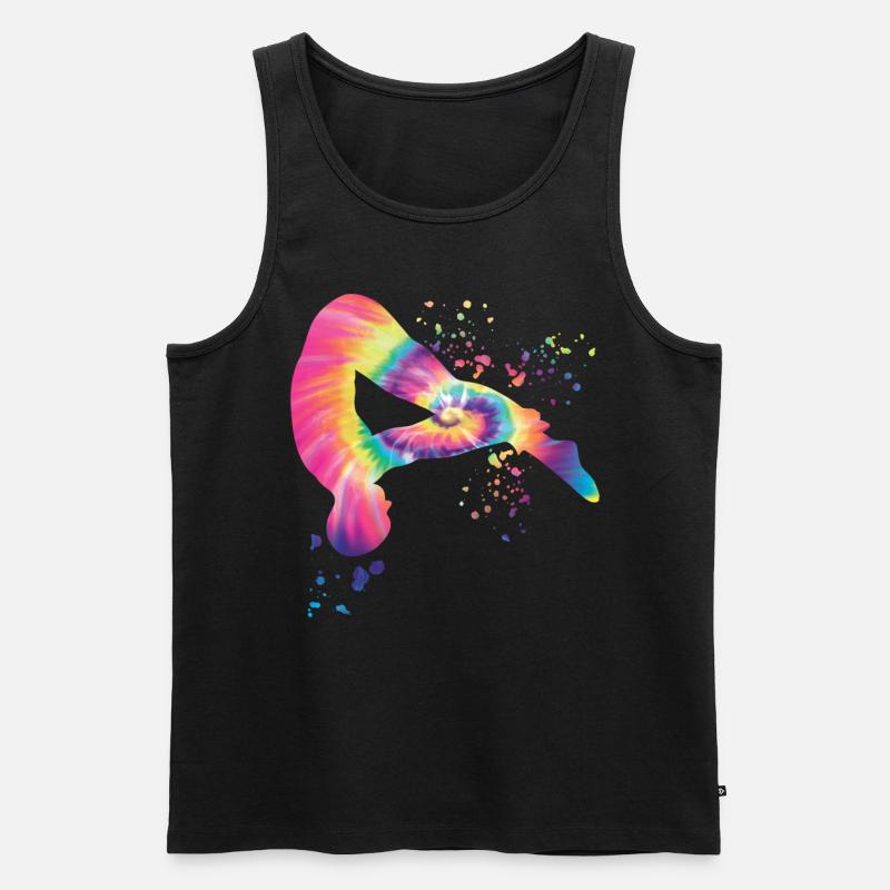 Turmspringen Kunstspringen Synchronspringen - Männer Premium Bio Tank Top - Schwarz