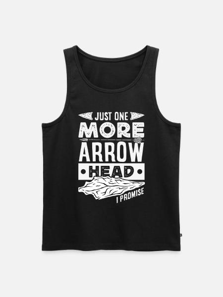 Arrowhead Hunter Archery Arrowhead - Men's Premium Organic Tank Top - black