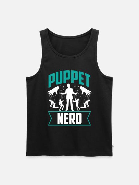 Puppeteer, puppeteer - Men's Premium Organic Tank Top - black