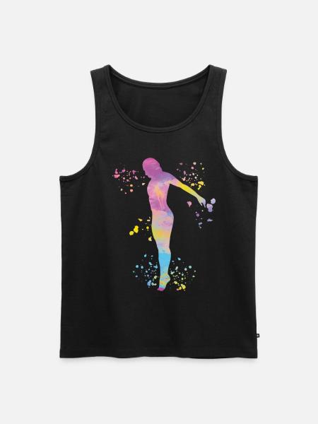 Turmspringen Synchronspringen Kunstspringen - Männer Premium Bio Tank Top - Schwarz