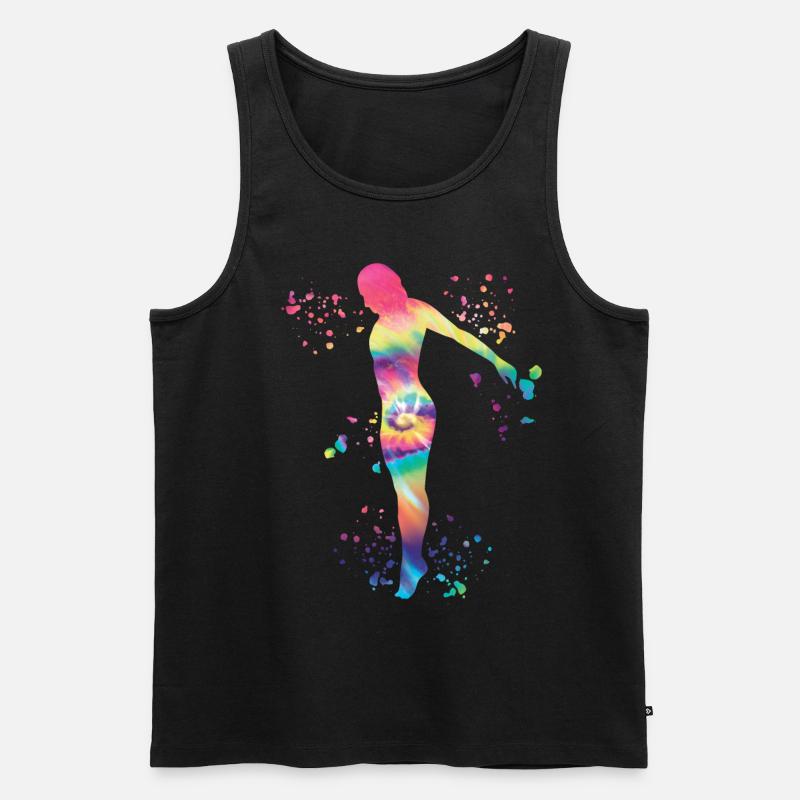Turmspringen Synchronspringen Kunstspringen - Männer Premium Bio Tank Top - Schwarz