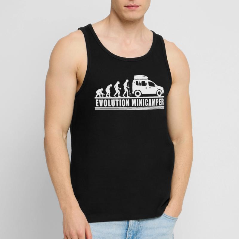 Evolution Minicamper Camping-Camper Microcamper Männer Premium Bio Tank Top