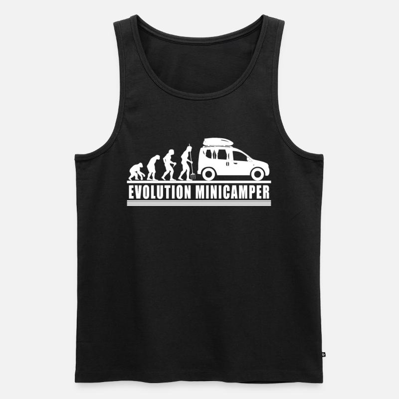 Evolution Minicamper Camping-Camping-Camping - Débardeur bio Premium Homme - noir