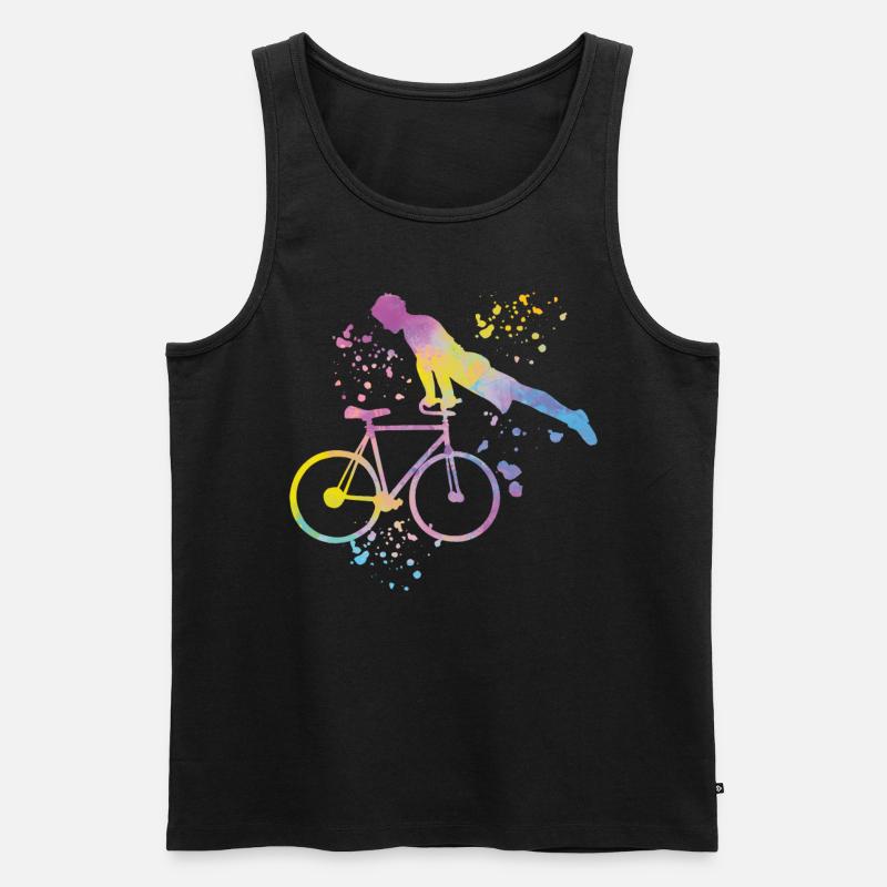 Kunstradfahren Kunstradfahrer - Männer Premium Bio Tank Top - Schwarz