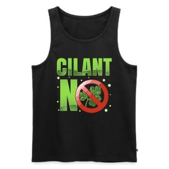 Coriander Day Coriander Hater Coriander - Men's Premium Organic Tank Top - black - Front - AI Model Male 178 light (178cm)