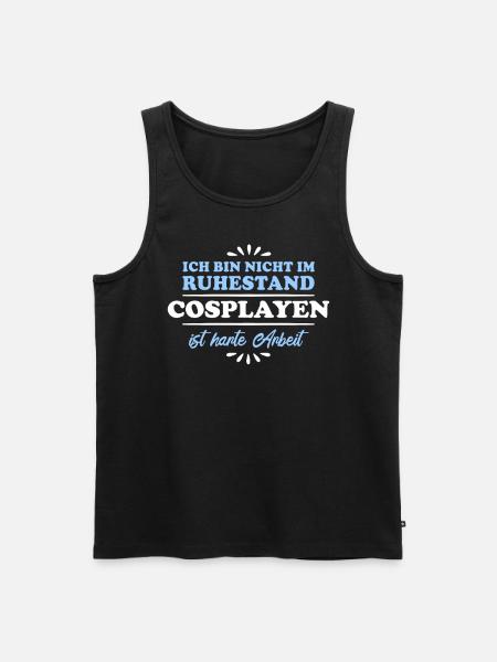 Retirement Retiree Retiree Cosplayer - Men's Premium Organic Tank Top - black