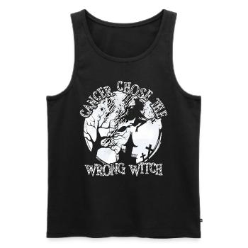 Krebs Hexe Zebra Neuroendokriner Krebs - Männer Premium Bio Tank Top - Schwarz - Vorne - Michal (187cm)