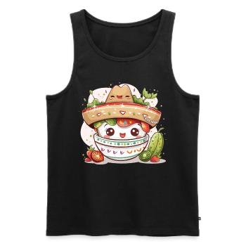 Mexikanische Fiesta Cinco De Mayo - Männer Premium Bio Tank Top - Schwarz - Vorne - Michal (187cm)