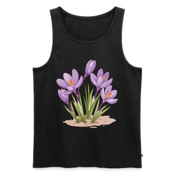 Easter Eostre Pagan Spring - Men's Premium Organic Tank Top - black - Front - AI Model Male 178 light (178cm)