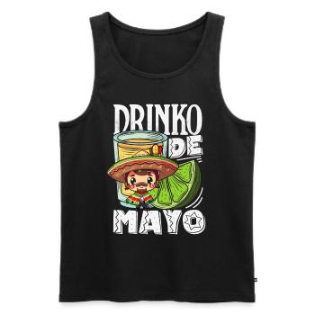 Mexikanische Fiesta Cinco De Mayo - Männer Premium Bio Tank Top - Schwarz - Vorne - Michal (187cm)