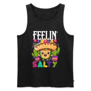 Fiesta mexicaine Cinco De Mayo - Débardeur bio Premium Homme - noir - Devant - Michal (187cm)