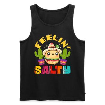 Mexikanische Fiesta Cinco De Mayo - Männer Premium Bio Tank Top - Schwarz - Vorne - Michal (187cm)