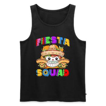 Fiesta mexicaine Cinco De Mayo - Débardeur bio Premium Homme - noir - Devant - Michal (187cm)