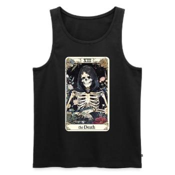 Tarotkarte Hexerei Okkult Anime Goth - Männer Premium Bio Tank Top - Schwarz - Vorne - Michal (187cm)