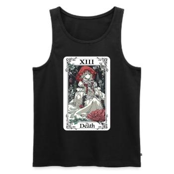 Tarotkarte Hexerei Okkult Anime Goth - Männer Premium Bio Tank Top - Schwarz - Vorne - Michal (187cm)