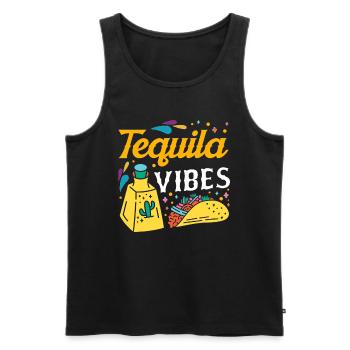Mexikanische Fiesta Cinco De Mayo - Männer Premium Bio Tank Top - Schwarz - Vorne - Michal (187cm)