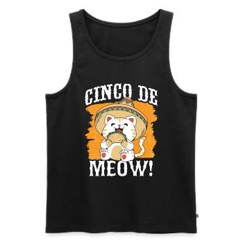 Fiesta mexicaine Cinco De Mayo - Débardeur bio Premium Homme - noir - Devant - Michal (187cm)