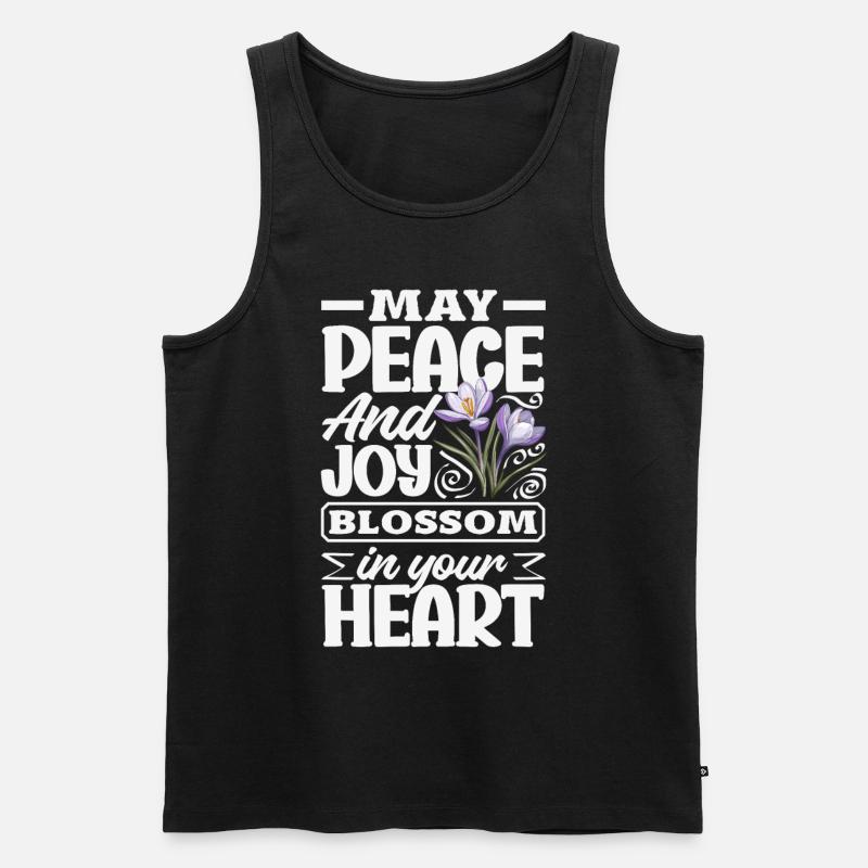Easter Eostre Pagan Spring - Men's Premium Organic Tank Top - black