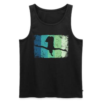 Synchronized Water Diver High Diver - Men's Premium Organic Tank Top - black - Front - AI Model Male 178 light (178cm)