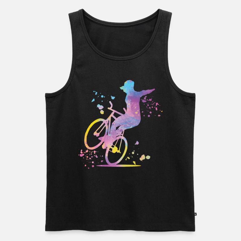Kunstradfahren Kunstradfahrer - Männer Premium Bio Tank Top - Schwarz