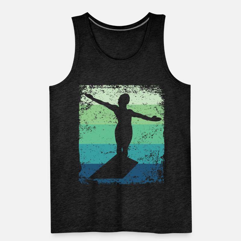 Synchronisierter Wassertaucher High Diver Männer Premium Bio Tank Top