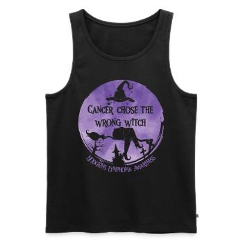 Krebs Wählte Die Hexe Hodgkin-lymphom - Männer Premium Bio Tank Top - Schwarz - Vorne - Michal (187cm)