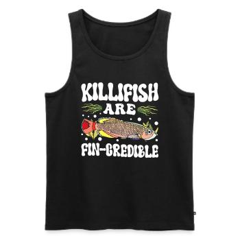 Killifish Owner Aquarium Enthusiasts - Men's Premium Organic Tank Top - black - Front - Michal (187cm)