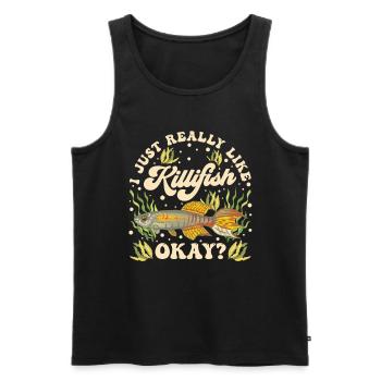 Killifish Owner Aquarium Enthusiasts - Men's Premium Organic Tank Top - black - Front - Michal (187cm)