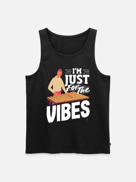 Vibraphone musical instrument - Men's Premium Organic Tank Top - black