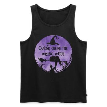 Krebs Wählte Die Hexe Hodgkin-lymphom - Männer Premium Bio Tank Top - Schwarz - Vorne - Michal (187cm)