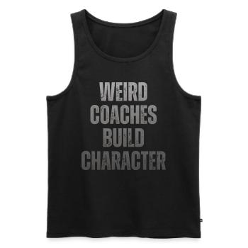 Weird Coaches Make Up Character Coach - Men's Premium Organic Tank Top - black - Front - Michal (187cm)