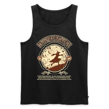 Gothic Witches Gift Idea Occult - Men's Premium Organic Tank Top - black - Front - AI Model Male 178 light (178cm)
