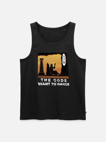 Hardcore Rave Music Raver EDM DJ House Music - Canottiera ecologica premium da uomo - nero
