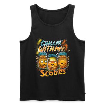 Kombucha Maker Kombucha Tee liebhaber - Männer Premium Bio Tank Top - Schwarz - Vorne - AI Model Male 178 light (178cm)