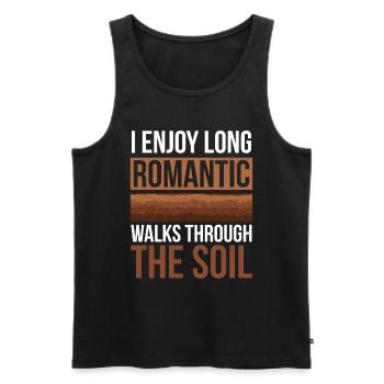 Dear Soil Science Agricultural Scientist - Men's Premium Organic Tank Top - black - Front - AI Model Male 178 light (178cm)