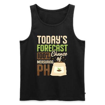 Dear Soil Science Agricultural Scientist - Men's Premium Organic Tank Top - black - Front - AI Model Male 178 light (178cm)