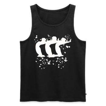Artistic Swim Team Synchronschwimmen - Männer Premium Bio Tank Top - Schwarz - Vorne - AI Model Male 178 light (178cm)