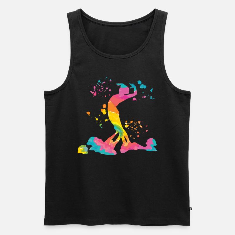Artistic Swim Team Synchronschwimmen - Männer Premium Bio Tank Top - Schwarz