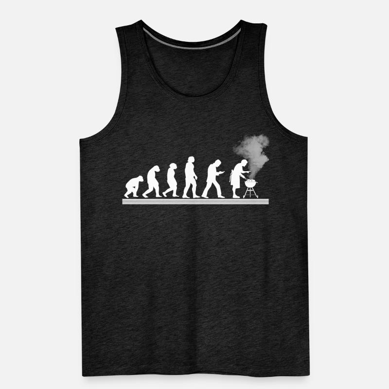 BBQ Barbecue Evolution grillen Barbecue-Grill Männer Premium Bio Tank Top