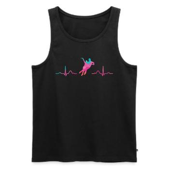 Figure Skating Ice Skating Figure Skating - Men's Premium Organic Tank Top - black - Front - Michal (187cm)