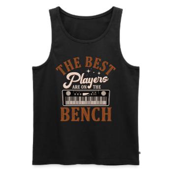 Les meilleurs joueurs Pianiste Pianiste - Débardeur bio Premium Homme - noir - Devant - Michal (187cm)