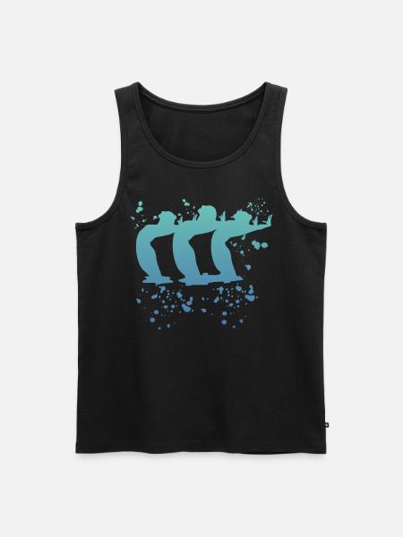 Artistic Swim Team Synchronized Swimming - Men's Premium Organic Tank Top - black