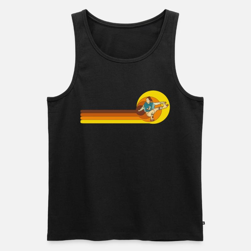 Inline-Skating Inline-Skater Inline-skates - Männer Premium Bio Tank Top - Schwarz