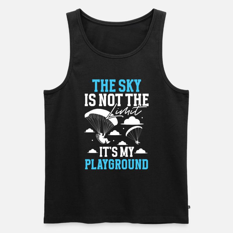 Paramotoring paramotoring - Men's Premium Organic Tank Top - black
