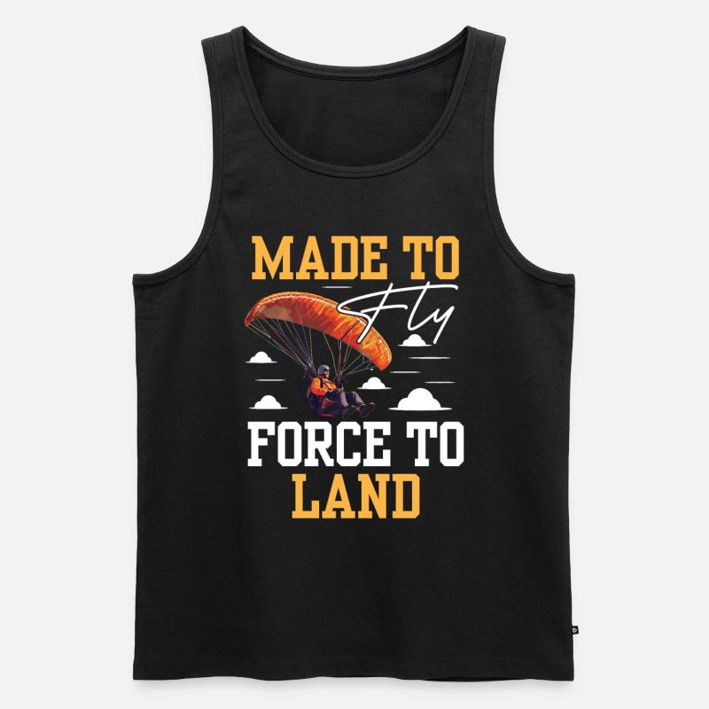 Paramotoring paramotoring - Men's Premium Organic Tank Top - black