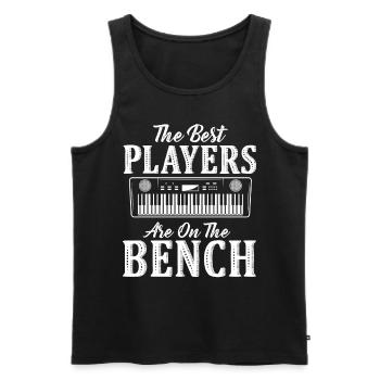 Les meilleurs joueurs Pianiste Pianiste - Débardeur bio Premium Homme - noir - Devant - Michal (187cm)